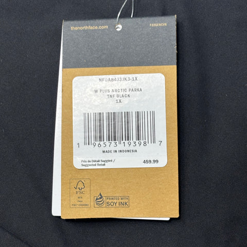 North Face Plus Arctic Parka 'Black (Women)' | US W 1X