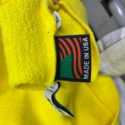 Denim Tear America Zip Up Hoodie 'Yellow' | US M (X-Large)