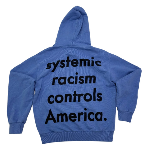 Denim Tear Ex-Slave Gordan Hoodie 'Dusty Blue' | US M (Large)