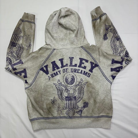 Vale Forever Army Zip Up Hoodie 'Grey' | US M (Small)