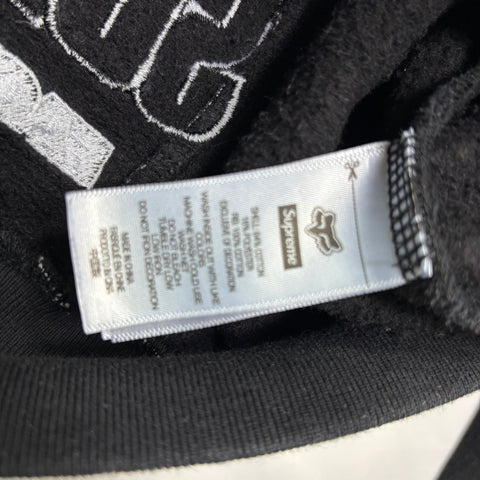 Supreme Fox Racing Zip Up Hoodie 'Black' | US M (Small)