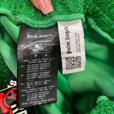 Palm Angels Lures Track Pant 'Green White' | US M (Medium)