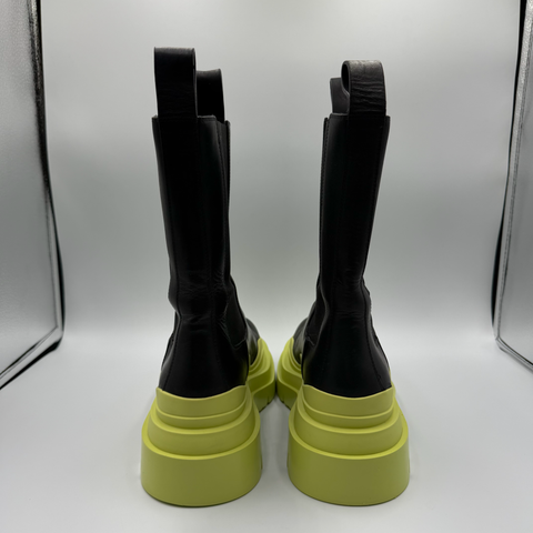 Bottega Venetta Tire Boot 'Black Lime green' | EU 35 / US 4.5
