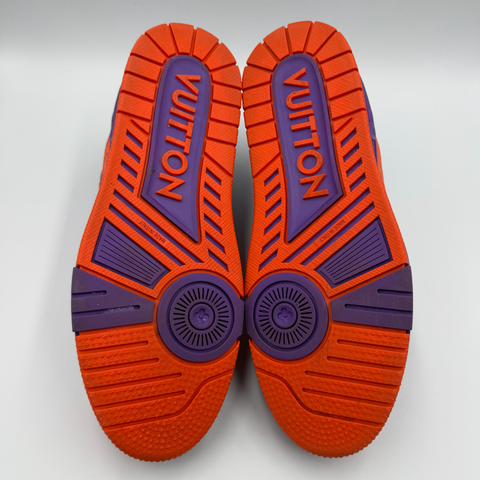 Louis Vuitton LV Trainer 'Purple/Orange' | EU 39.5 / US M 6.5