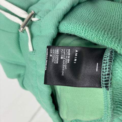 Amiri Quilted Art Patch Sweatpants 'Mint' | US M (Large)