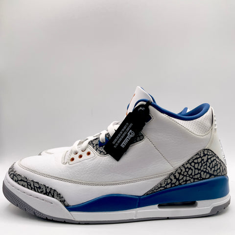 Air Jordan 3 Retro 'Wizards (2023)' | US M 12