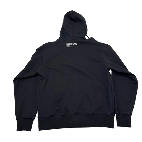 Helmut Lang HL Wrapped Logo Print Hoodie 'Black' | US M (Medium)
