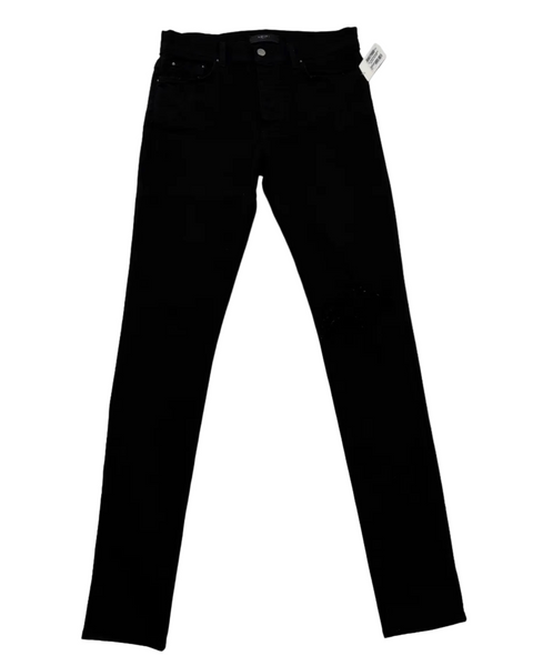 Amiri Thrasher Plain Knee Ripped Jeans 'Black' | US M (32")