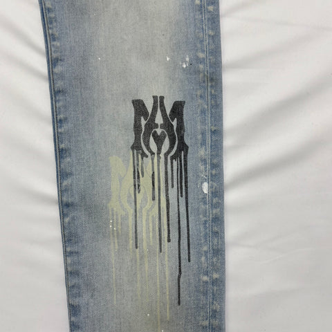 Amiri MA Drip Jeans 'Light Blue' | US M (31")