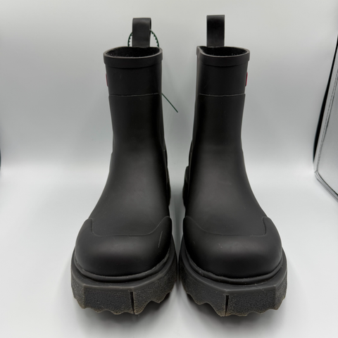 OFF-WHITE Rubber Rain Boot 'Black' | EU 42 / US M 9