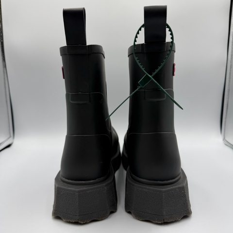 OFF-WHITE Rubber Rain Boot 'Black' | EU 42 / US M 9