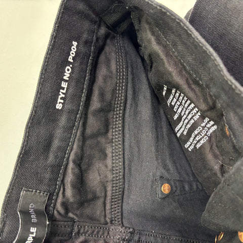 Purple Brand Straight Leg Jeans 'Black' | US M (30")