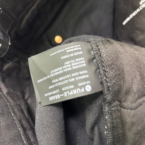 Purple Brand Straight Leg Jeans 'Black' | US M (30")