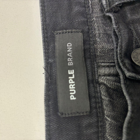 Purple Brand Raw Black Jeans 'Black' | US M (28")