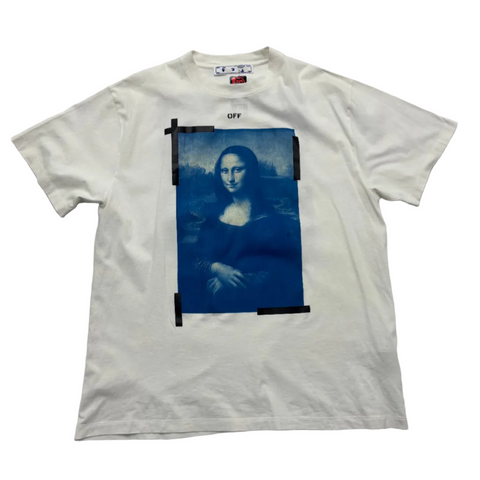 Off White Mona Lisa Tee with Back Arrow Print 'White' | US M (Medium)