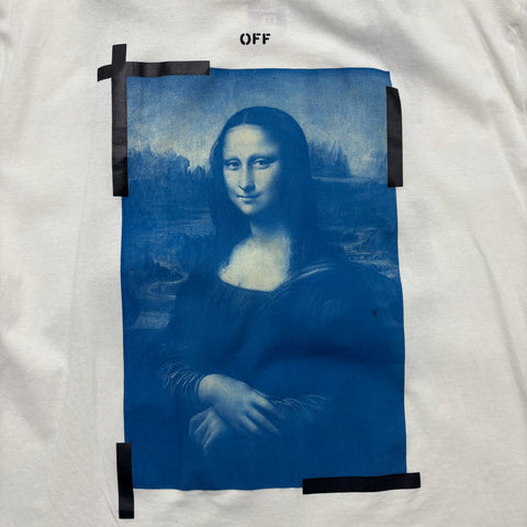 Off White Mona Lisa Tee with Back Arrow Print 'White' | US M (Medium)