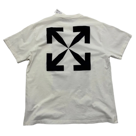 Off White Mona Lisa Tee with Back Arrow Print 'White' | US M (Medium)