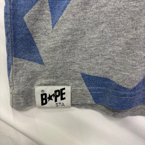 A Bathing Ape Star Tee 'Grey' | US M (Large)