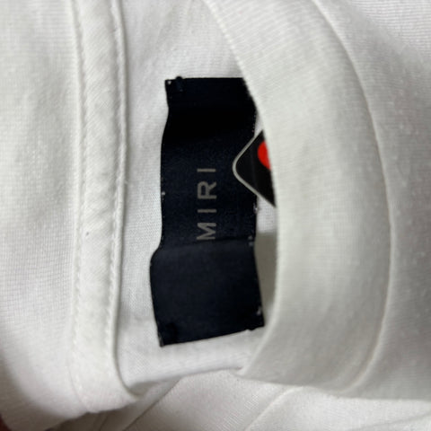 Amiri Bones Long-Sleeve Tee 'White Black' | US M (Large)