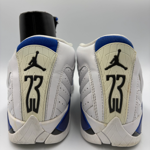 Air Jordan 14 Retro GS 'White Hyper Royal (2020)' | GS 7Y (No Box)