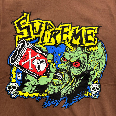 Supreme Rob Zombie Blowout Tee 'Brown' | US M (Small)