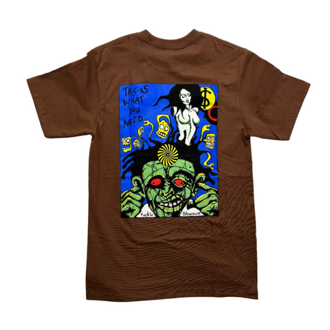 Supreme Rob Zombie Blowout Tee 'Brown' | US M (Small)