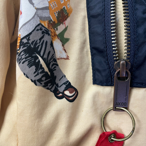 AKOO T.I. Mr. Fox Gentlemen Bomber Jacket Vintage | US MED