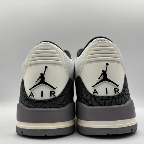 Air Jordan 3 Retro 'Cement Grey (2024)' | US M 11