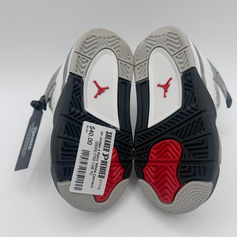 Air Jordan 4 Retro 'White Cement (2025) (TD)' | US 7C