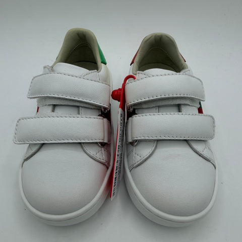 Gucci Ace Velcro 'White Red Green (Kids)' | EU 22 / US 6C