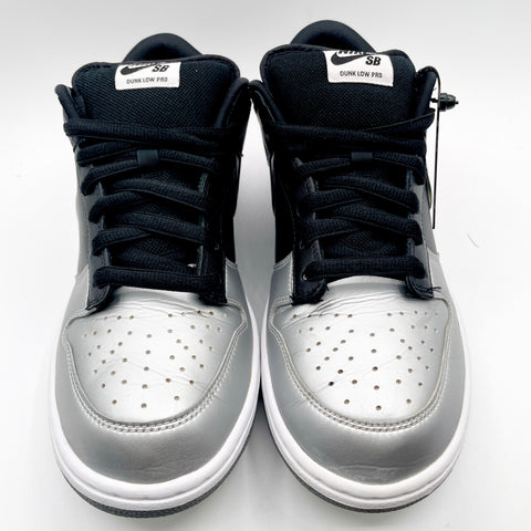Nike SB Dunk Low 'Supreme Jewel Swoosh Silver (2019)' | US M 11 (No Box)