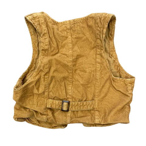 We The Free Corduroy Heritage Micro Vest Teddy Bear Tan | US Womens SM