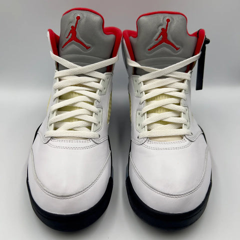 Air Jordan 5 Retro 'Fire Red Silver Tongue (2020)' | US M 9