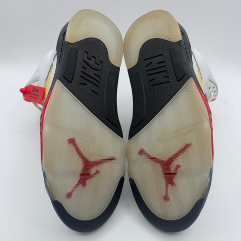 Air Jordan 5 Retro 'Fire Red Silver Tongue (2020)' | US M 9