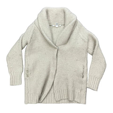 Max Studio Cashmere Fitted Cardigan 'Cream White' | LG