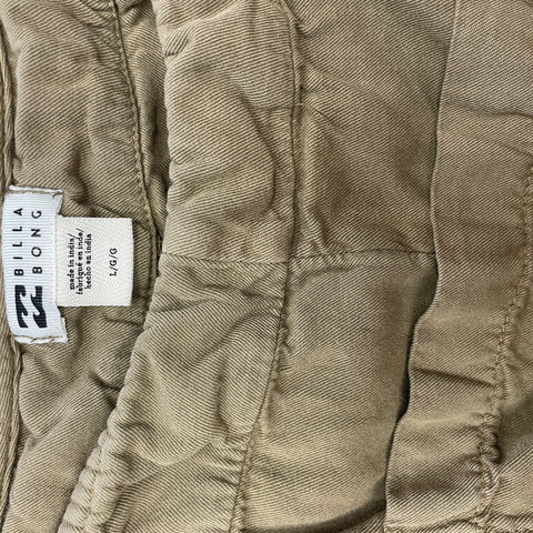 Billabong Women's Wild Pursuit Cord Overalls 'Khaki' | LG