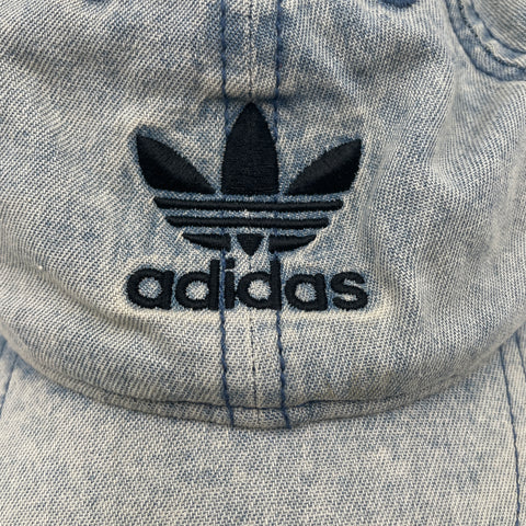 Adidas Vintage Denim Three Stripes Baseball Cap | OS