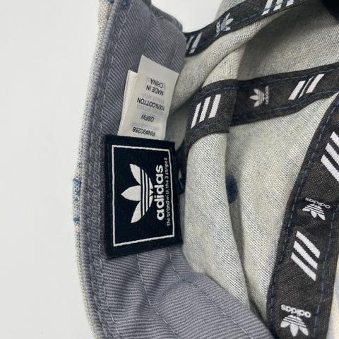Adidas Vintage Denim Three Stripes Baseball Cap | OS