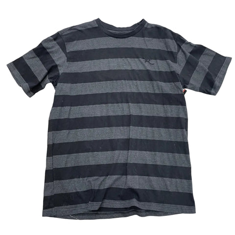 Rocawear Striped Oversized Tee 'Black Grey' | US 2XL