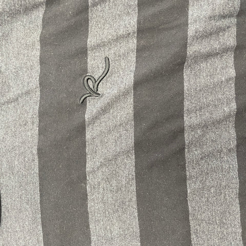 Rocawear Striped Oversized Tee 'Black Grey' | US 2XL