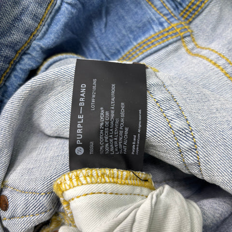 Purple Brand Blowout Jeans 'Light Blue' | US M (34")
