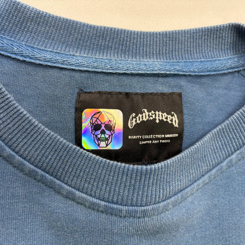 Godspeed Hollywood Inferno Long Sleeve Shirt 'Blue' | US M (Medium)