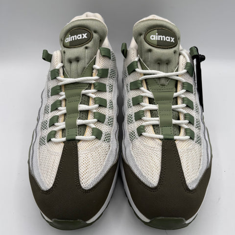 Nike Air Max 95 'White Medium Olive Oil Green (2022)' | US M 11