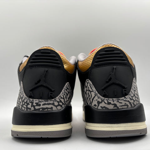 Air Jordan 3 Retro 'Black Cement Gold (2022)' | US W 9 / US M 7.5