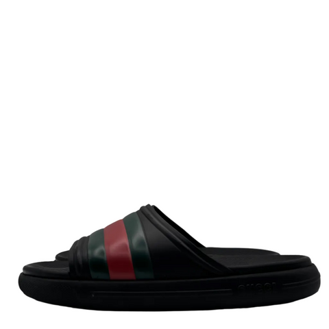 Gucci Web Slide Sandal 'Black Green Red' | US M 9