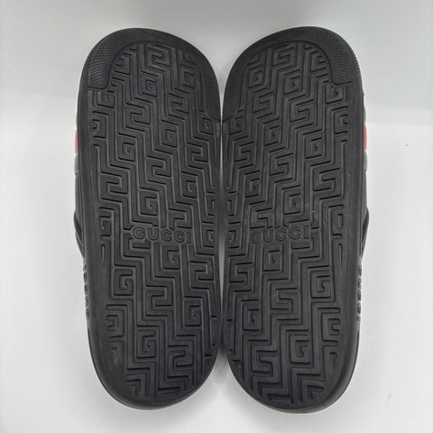 Gucci Web Slide Sandal 'Black Green Red' | US M 9
