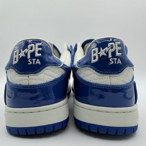 A Bathing Ape BAPE Sk8 Sta 'Blue White Patent' | US M 10