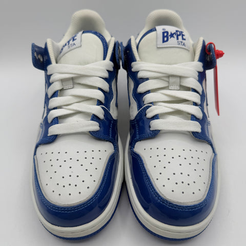 A Bathing Ape BAPE Sk8 Sta 'Blue White Patent' | US M 10