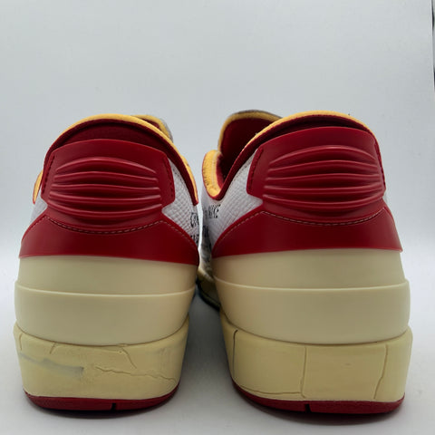 Air Jordan 2 Retro Low SP 'Off-White White Red' | US M 10.5