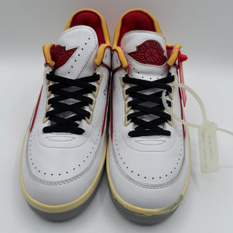 Air Jordan 2 Retro Low SP 'Off-White White Red' | US M 10.5